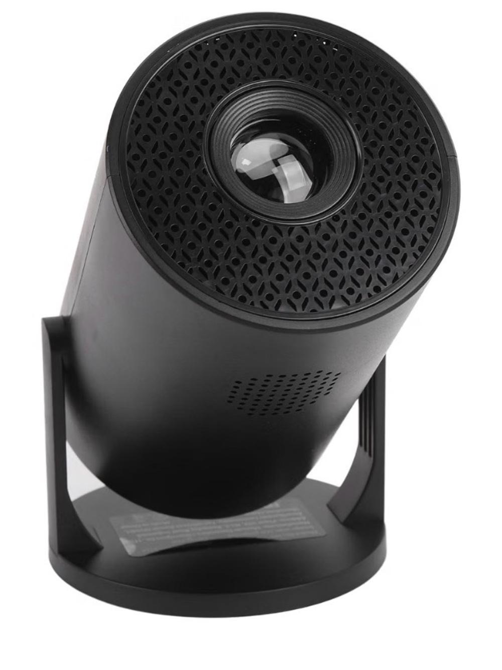 Portable Black Mini Projector with Remote - Wireless Streaming Ready